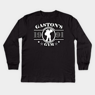 Gaston's Gym 91 Kids Long Sleeve T-Shirt